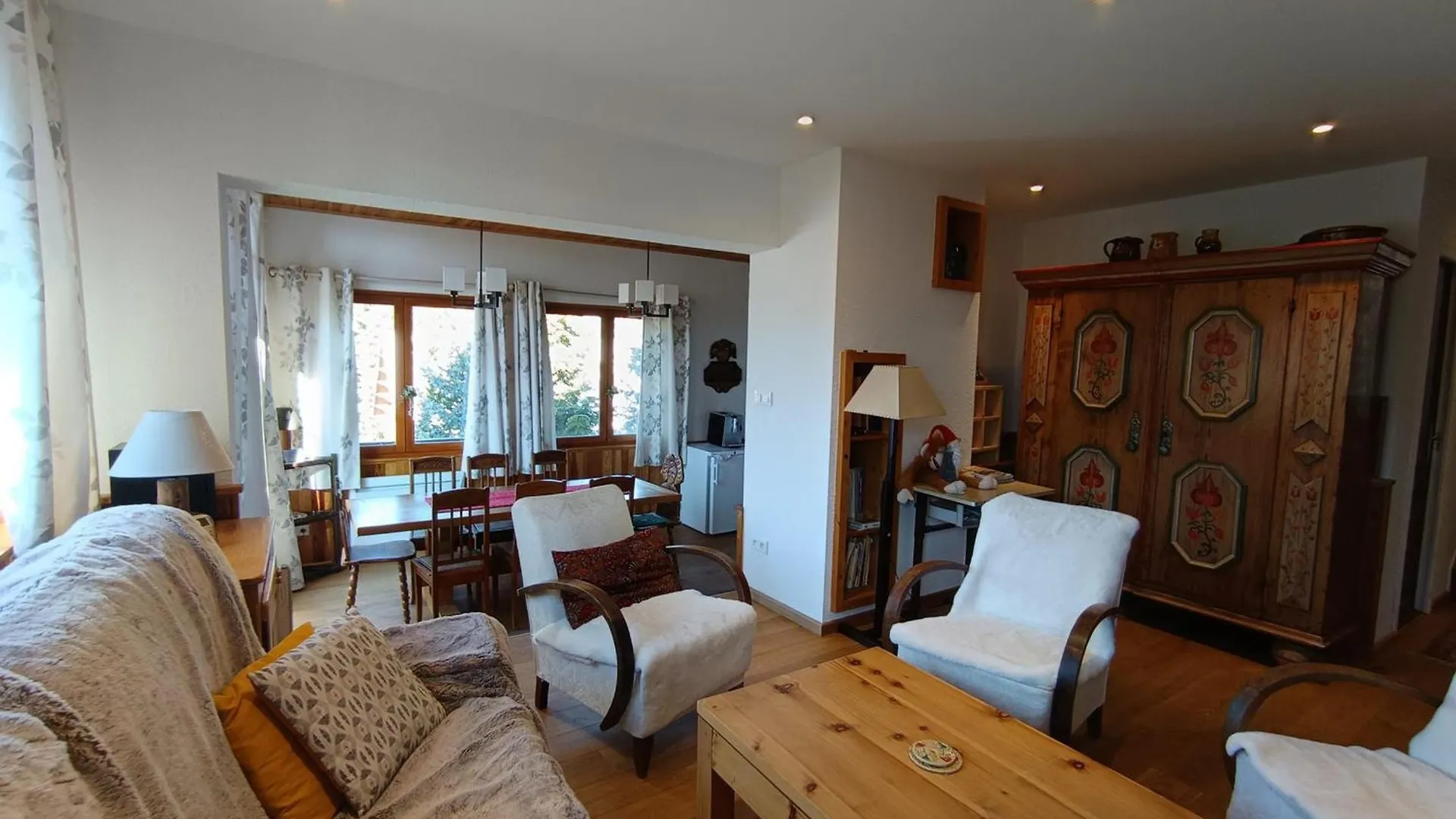 Charmant Chalet 4 Ch. Pour 9 Pers. A Montgenevre Avec Balcon Face Aux Pistes - Fr-1-445-219