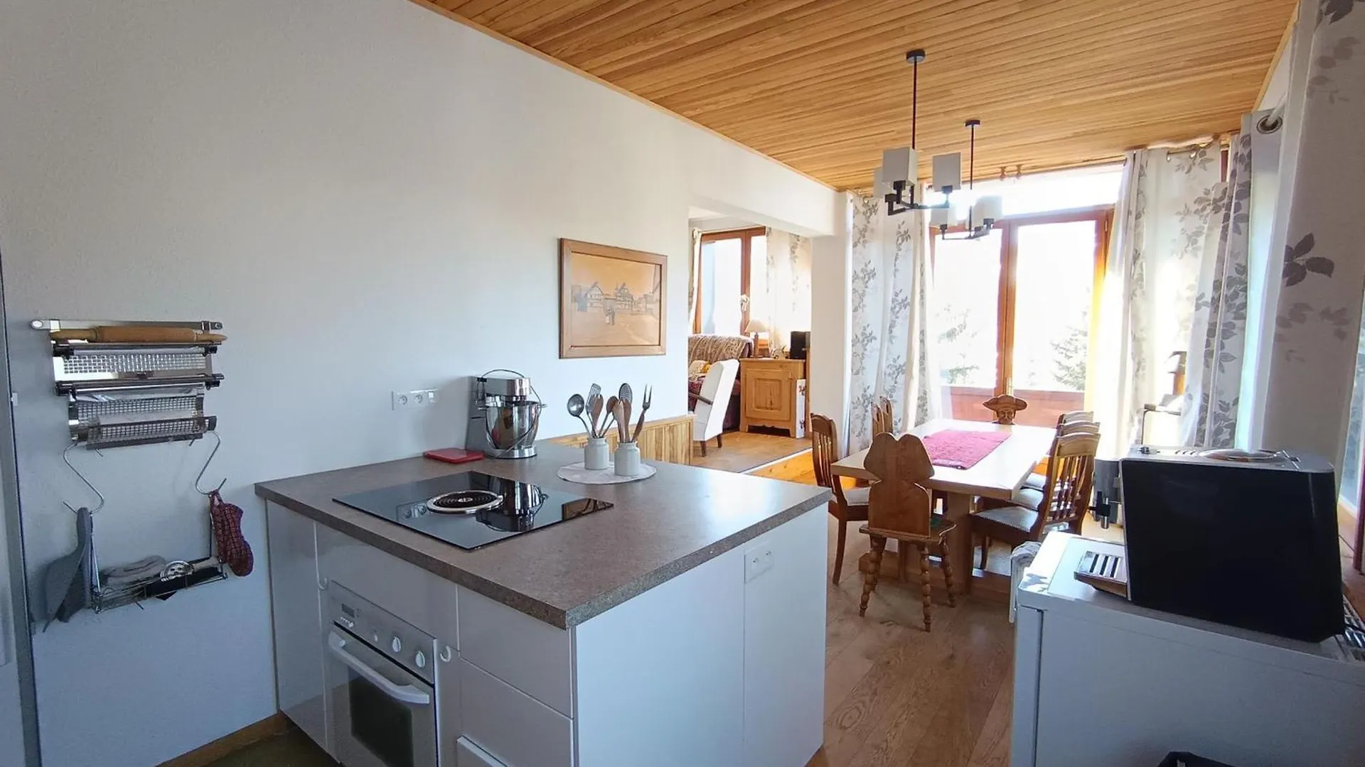 Charmant Chalet 4 Ch. Pour 9 Pers. A Montgenevre Avec Balcon Face Aux Pistes - Fr-1-445-219 Frankreich