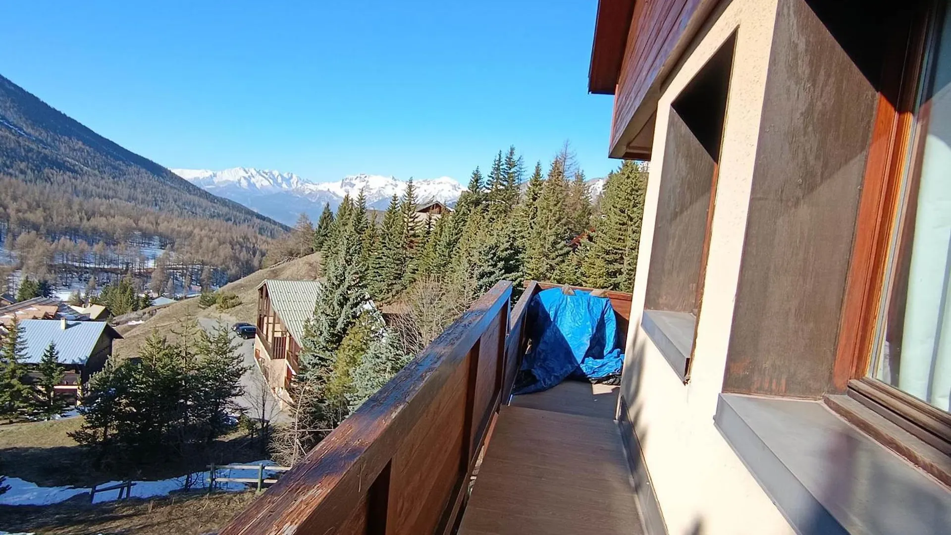 Charmant Chalet 4 Ch. Pour 9 Pers. A Montgenevre Avec Balcon Face Aux Pistes - Fr-1-445-219 0*,